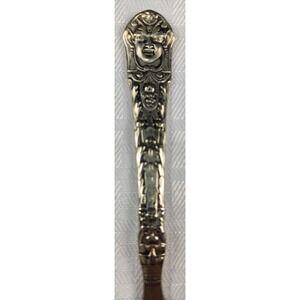 Mythologique Gorham Silver Knife Fish Knife Budda Medusa Devil Groutesq Face